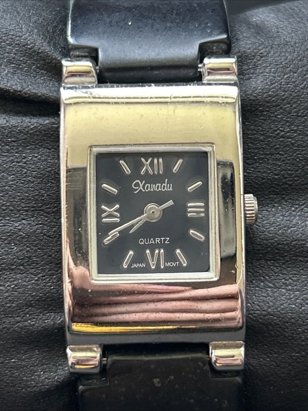 Xanadu Black And Silver Tone Women’s Quartz Watch